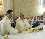 La solenne celebrazione prima della "discesa"